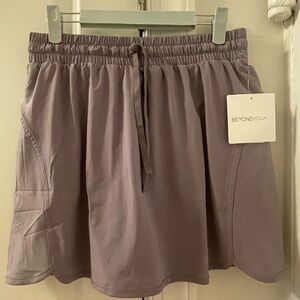 Beyond Yoga Women's Grey-Purple Skort